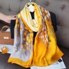 2023 Luxury Sunscreen 180 90Cm Silk Scarf Women Designer Popular Print Shawls New Hijab Foulard Pashmina.jpg 640x640 (37)