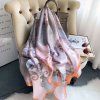 2023 Luxury Sunscreen 180 90Cm Silk Scarf Women Designer Popular Print Shawls New Hijab Foulard Pashmina.jpg 640x640 (59)