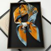 70x70cm Women Scarf Silk Feeling Hair Neck Square Brand Office bandanna muffler Waiter Flight Attendants Handkerchief.jpg 640x640 (2)