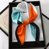70x70cm Women Scarf Silk Feeling Hair Neck Square Brand Office bandanna muffler Waiter Flight Attendants Handkerchief.jpg 640x640 (13)
