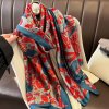 2023 180 90cm Luxury Brand Spring Summer Autumn Women Clothing New Fashion Color matching printed silk.jpg 640x640 (4)