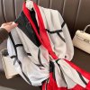 2023 180 90cm Luxury Brand Spring Summer Autumn Women Clothing New Fashion Color matching printed silk.jpg 640x640 (13)