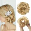 Synthetic Hair Bun Extensions Messy Curly Elastic Hair Scrunchies Hairpieces Synthetic Chignon Donut Updo Hair Pieces.jpg 640x640 (2)