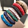 100 Pure Silk Skinnies Scrunchies Set Luxury Silk Hair Ties Elastic Band Ponytail Holders for Women.jpg (1)