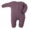 Kojenecký overal Koala Pure purple (Barva Fialová, Velikost 56 (0-3m))