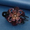 Shiny Rhinestone Hairpin Flower Leaf Duckbill Hair Claws Retro Hair Clips Accessories For Women Shinning Ponytail.jpg 640x640 (47)