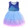 Dxton Kids Girl Dress Tutu Princess Dress 2019 Sequin Children Vestidos Summer Kids Dress for Girl 19
