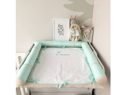 Bavlněná přebalovací podložka pro miminko