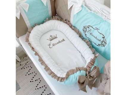 měkké hnízdečko pro miminko do postýlky