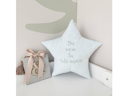 Měkký polštářek hvězdička – Stylový doplněk do dětského pokojíčku