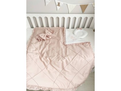 Bavlněná zavinovačka s volánem pro holčičku