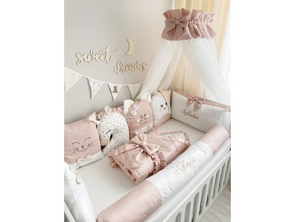 souprava do postýlky pro bezpečný spánek miminka