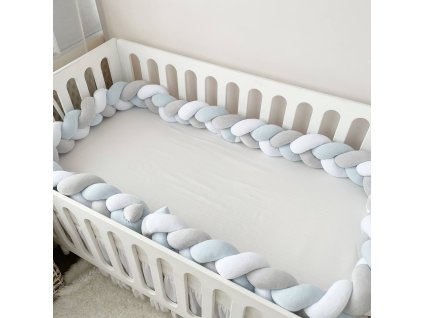 Luxusní pletený cop (vrkoč) do dětské postýlky