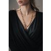 Elegant 18K Gold Filled Chain Necklace – Cable & Twisted Infinity Design