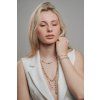Elegant 18K Gold Filled Chain Necklace – Cable & Twisted Infinity Design