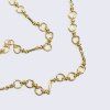 Elegant 18K Gold Filled Chain Necklace – Cable & Twisted Infinity Design