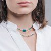 Chrysocolla & Pearl Necklace