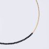Náhrdelník černý spinel