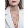 Necklace Topaz & pearls