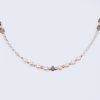 Necklace Topaz & pearls