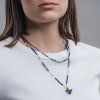 Necklace lapis lazuli & pearls