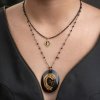 Necklace lady and onyx