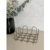 Kovový košík na servítky/pečivo