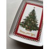 Servírovací tanier 34x25cm Christmas tree