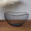 Košík na ovocie twist L BLACK