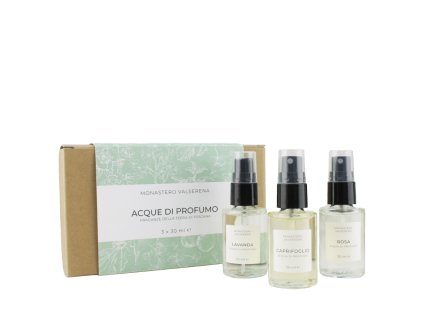 3 parfemove vody Toscana darkove baleni Klaster Valserena Italie