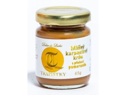 mlecne karamelovy krem Pomerancovy 65g klaster Policany Cesko v1