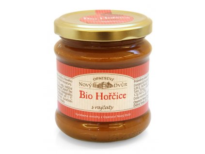 BIO hořčice s rajčaty