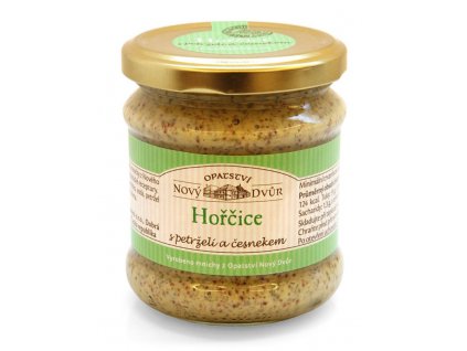 Hořčice s petrželí a česnekem