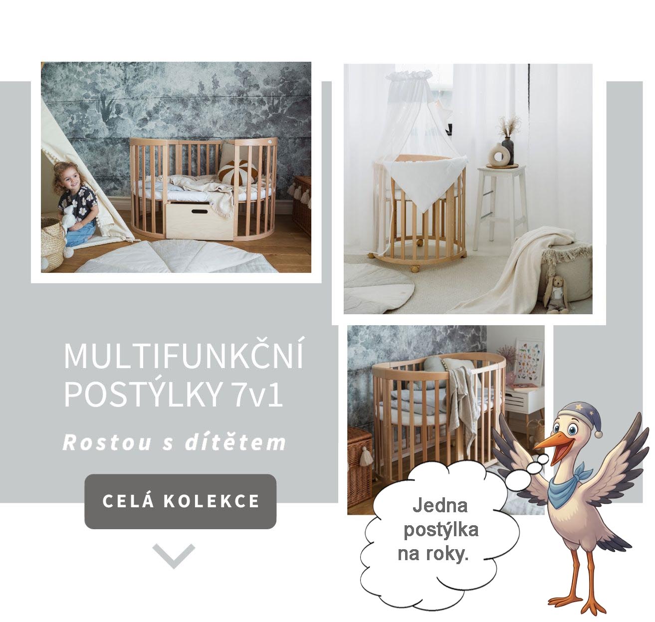 Multifunkční Postýlky mobil