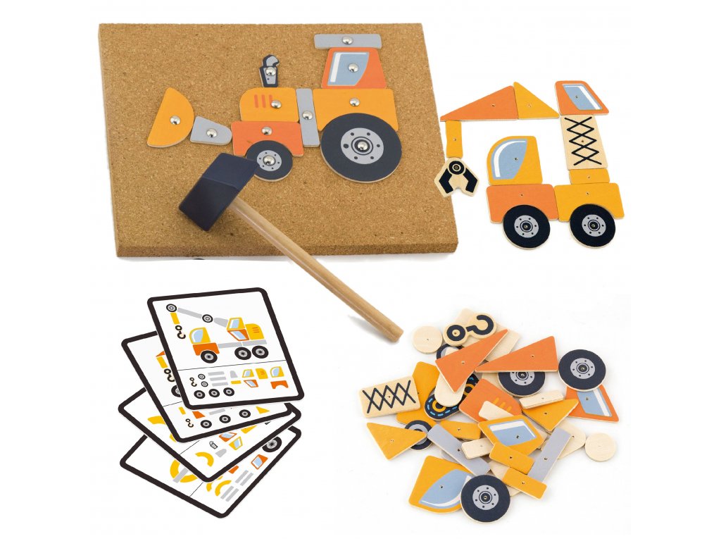 39039_drevena-montessori-pribijecka-stavebni-vozidla-45-kusu-viga-toys