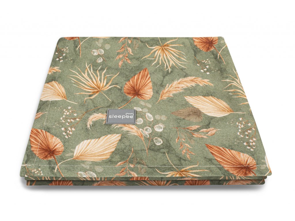 Bambusová deka/šátek Sleepee Bamboo 3v1 Bohemian Green
