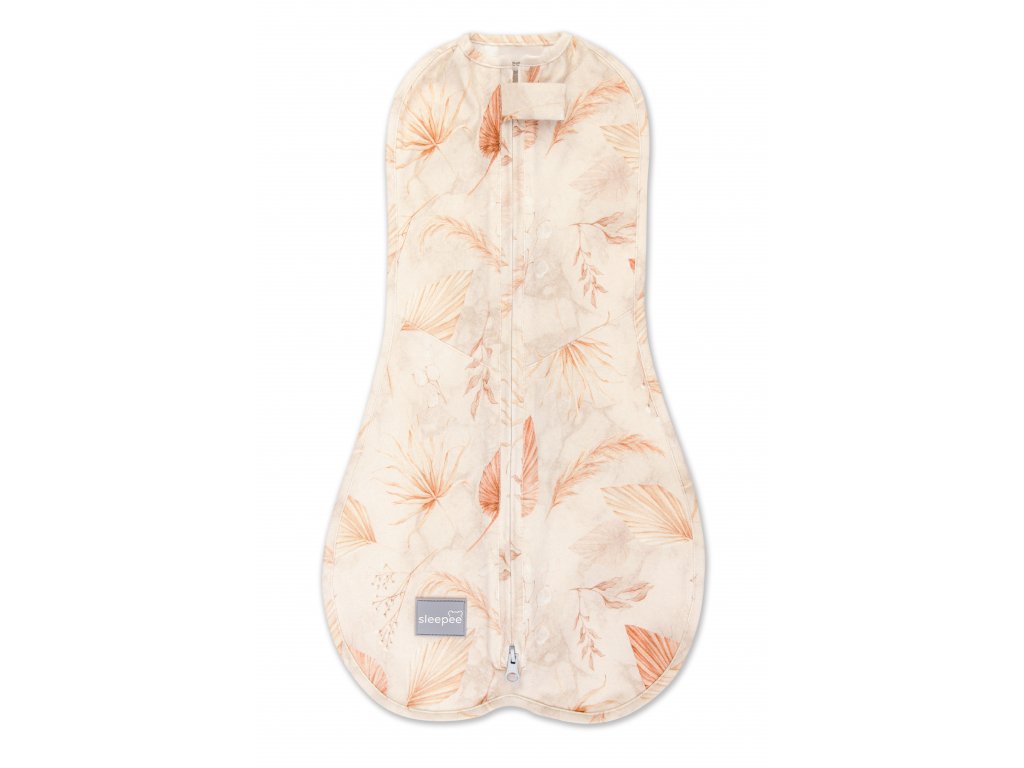Zavinovačka Sleepee First Step Swaddle s čepičkou zdarma Bohemian Sand