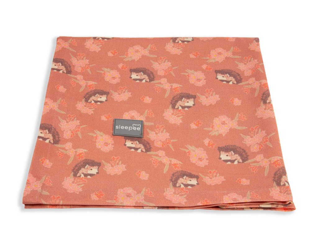 Bambusová deka/šátek Sleepee Bamboo 3v1 Vintage Animals Amaranth