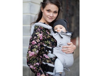 Kinder Hop Rostoucí ergonomické nosítko Multi Soft Little Herringbone Ecru 100% bavlna, žakár 4