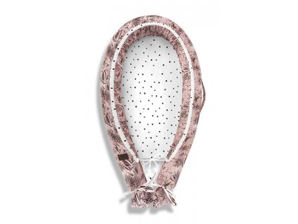 Hnízdečko pro miminko Sleepee Newborn Bamboo Jungle Powed Pink (2)