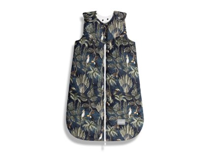 Bambusový lehký spací pytel Jungle Dark Blue 0 6 měsíců S
