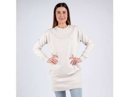 Dlouhá mikina Moniel Basic Light Beige