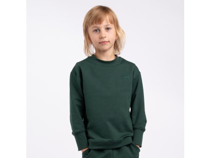 Dětská rostoucí mikina Basic Dark Green