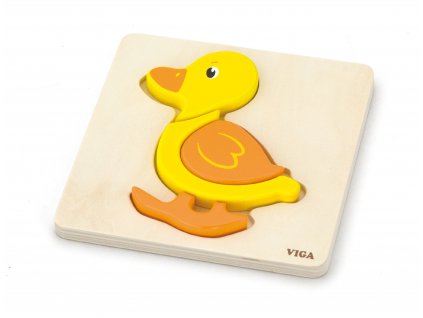 První dřevěné puzzle Viga, Kachna