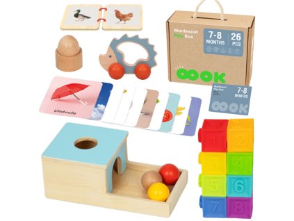 tooky toy box pudelko xxl montessori edukacyjne 6w1 sensoryczne 7 8 mies