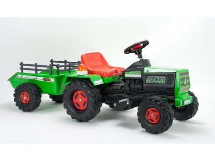 INJUSA Basic 6V bateriový traktor + přívěs