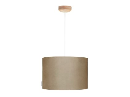 lampa sufitowa bezowa aksamitna (1)