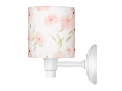 Nástěnná lampa s motivem květin (Barva Přírodní dekor naolejovaný)