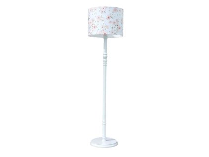 Podlahová lampa s motivem květin (Barva Přírodní dekor naolejovaný)