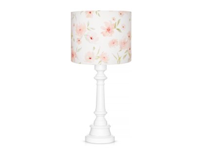 Stojací lampa s motivem květin